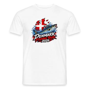 Dänemark Angeltour 2026 Makrele - Männer T-Shirt - Weiß - Vorne - AI Model Male 178 dark (178cm)