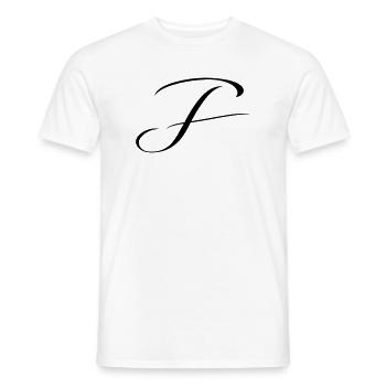 Name mit F Initiale für Felix Fabian Friedrich - Männer T-Shirt - Weiß - Vorne - AI Model Male 178 dark (178cm)