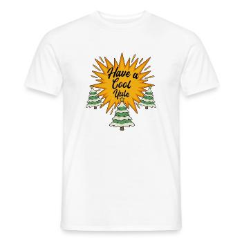Have A Cool Yule Winter Solstice Christmas - Männer T-Shirt - Weiß - Vorne - AI Model Male 178 dark (178cm)