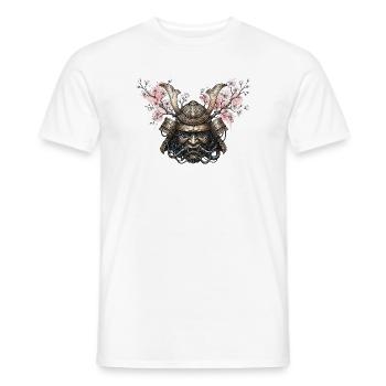 Kabuto-Mechaniker mit Sakura - Männer T-Shirt - Weiß - Vorne - AI Model Male 178 dark (178cm)