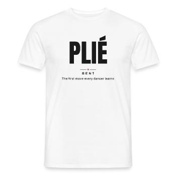 Gefaltet — Gebogen | Wahrer Ballettwortschatz - Männer T-Shirt - Weiß - Vorne - AI Model Male 178 dark (178cm)