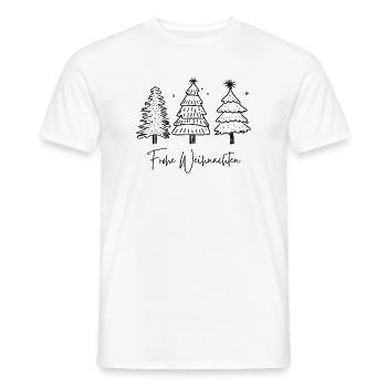 Weihnachten, Ugly Christmas Sweater - Männer T-Shirt - Weiß - Vorne - AI Model Male 178 dark (178cm)