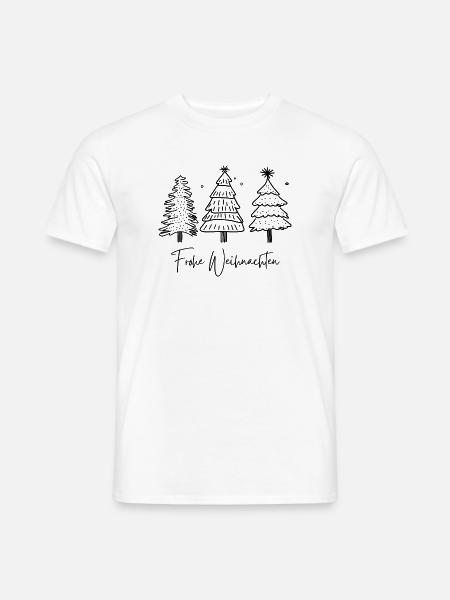 Weihnachten, Ugly Christmas Sweater - Männer T-Shirt - Weiß