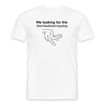 Zweideutig Wortspiel Ironie Lustiger Spruch Auto - Männer T-Shirt - Weiß - Vorne - AI Model Male 178 dark (178cm)