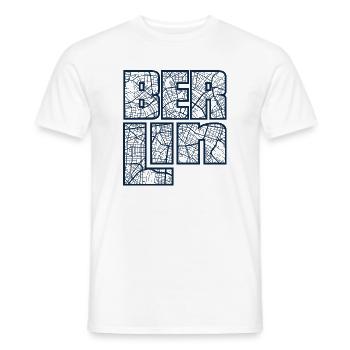 Berlin 2 - Männer T-Shirt - Weiß - Vorne - AI Model Male 178 dark (178cm)