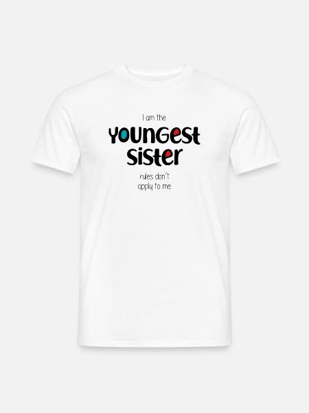 jüngste Schwester - Männer T-Shirt - Weiß