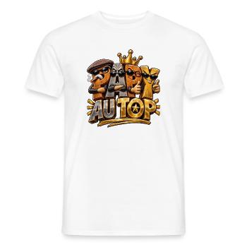 Opa oben - Männer T-Shirt - Weiß - Vorne - AI Model Male 178 dark (178cm)