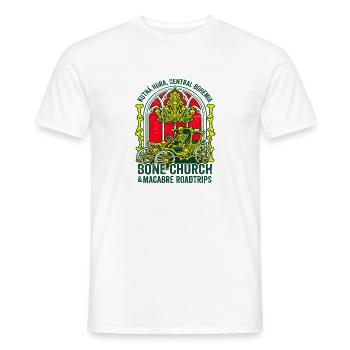Kutna Hora Bone Church Macabre Roadtrips - Männer T-Shirt - Weiß - Vorne - AI Model Male 178 dark (178cm)