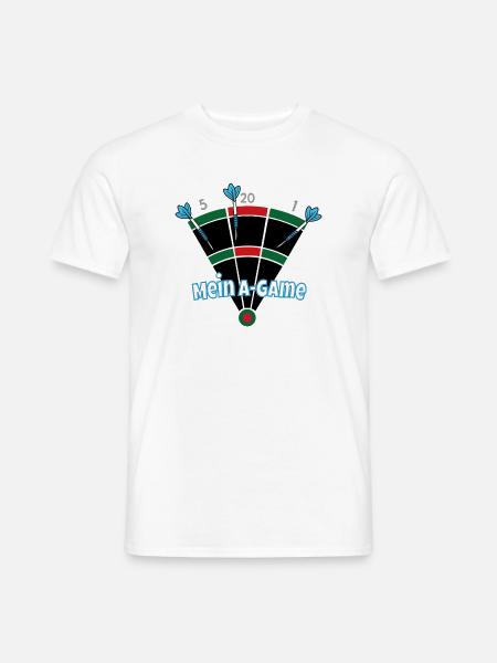 Mein A-Game - Männer T-Shirt - Weiß