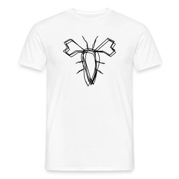 Hummer handgezeichnet - Männer T-Shirt - Weiß - Vorne - AI Model Male 178 dark (178cm)