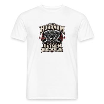 Trike Hubraum Biker Spruch - Männer T-Shirt - Weiß - Vorne - AI Model Male 178 dark (178cm)