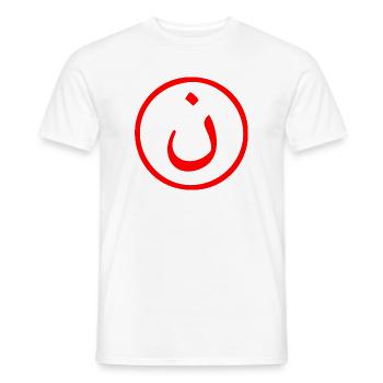 Nonne - Männer T-Shirt - Weiß - Vorne - AI Model Male 178 dark (178cm)