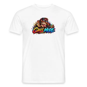 Chill Mode Dschungel Vibes - Männer T-Shirt - Weiß - Vorne - AI Model Male 178 dark (178cm)