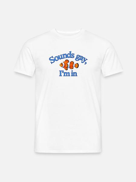Sounds Gay - Männer T-Shirt - Weiß