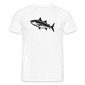 Spanische Makrele - Männer T-Shirt - Weiß - Vorne - AI Model Male 178 dark (178cm)