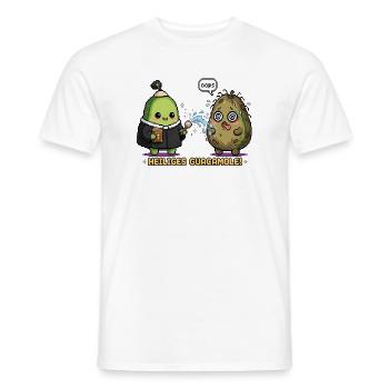 Heiliges Guacamole! Lustiger Avocado Pixel-Art  - Männer T-Shirt - Weiß - Vorne - AI Model Male 178 dark (178cm)