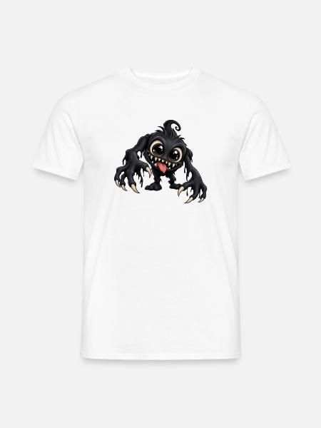 Schattenmonster - Monster unter dem Bett Party - Männer T-Shirt - Weiß