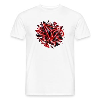 TRON Digital Revolution - Männer T-Shirt - Weiß - Vorne - AI Model Male 178 dark (178cm)