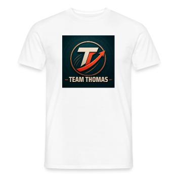 Team Thomas Familienname Teamname Unternehmensname - Männer T-Shirt - Weiß - Vorne - AI Model Male 178 dark (178cm)