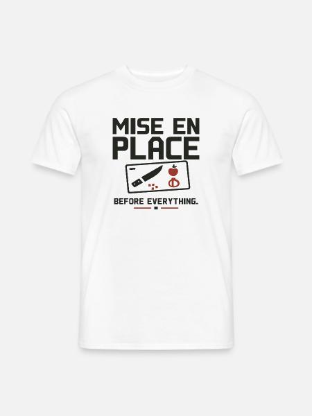 Zuerst Implementierung - Männer T-Shirt - Weiß