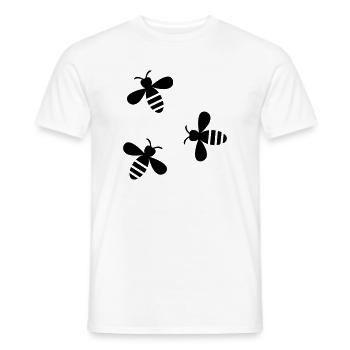 Bienen - Männer T-Shirt - Weiß - Vorne - AI Model Male 178 dark (178cm)