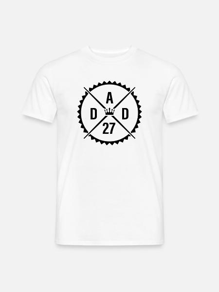 Dad 27 - Männer T-Shirt - Weiß