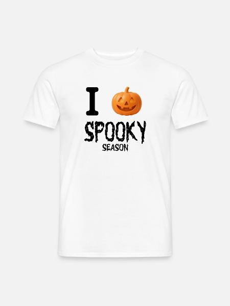 Ich liebe die Spooky Season - Männer T-Shirt - Weiß