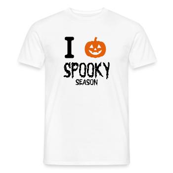 Ich liebe die Spooky Season - Männer T-Shirt - Weiß - Vorne - AI Model Male 178 dark (178cm)