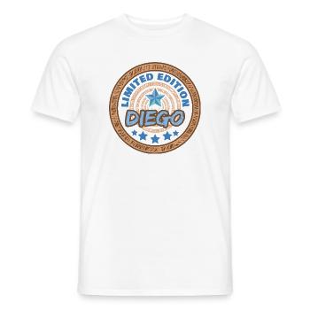 Geschenk für Diego - Männer T-Shirt - Weiß - Vorne - AI Model Male 178 dark (178cm)