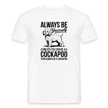 Cockapoo Spruch Hunde Lustiges Cockapoo Geschenk - Männer T-Shirt - Weiß - Vorne - AI Model Male 178 dark (178cm)