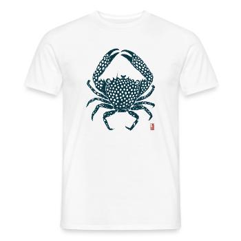 Krabbe Ozean & Meereswelt - Männer T-Shirt - Weiß - Vorne - AI Model Male 178 dark (178cm)
