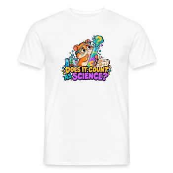 Zählt das als Wissenschaft? - Männer T-Shirt - Weiß - Vorne - AI Model Male 178 dark (178cm)