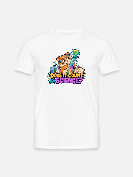 Zählt das als Wissenschaft? - Männer T-Shirt - Weiß