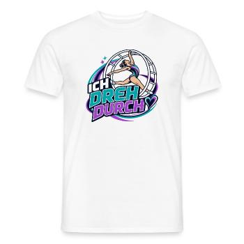 Ich Dreh Durch - Gymnastik & Tanz Vibe Rhönrad  - Männer T-Shirt - Weiß - Vorne - AI Model Male 178 dark (178cm)