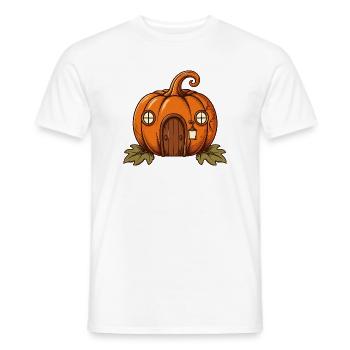Das kleine Kürbishaus - Männer T-Shirt - Weiß - Vorne - AI Model Male 178 dark (178cm)