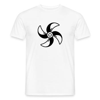 Bootspropeller - Männer T-Shirt - Weiß - Vorne - AI Model Male 178 dark (178cm)