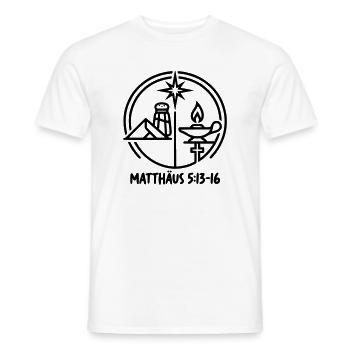 Salz und Licht - Männer T-Shirt - Weiß - Vorne - AI Model Male 178 dark (178cm)