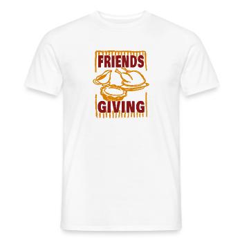 Friends Giving Muscheln Illustration - Männer T-Shirt - Weiß - Vorne - AI Model Male 178 dark (178cm)