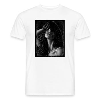 Noir Temptation - Männer T-Shirt - Weiß - Vorne - AI Model Male 178 dark (178cm)