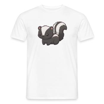Stinktier - Männer T-Shirt - Weiß - Vorne - AI Model Male 178 dark (178cm)