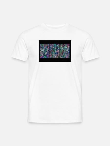 aufloesendes - Männer T-Shirt - Weiß