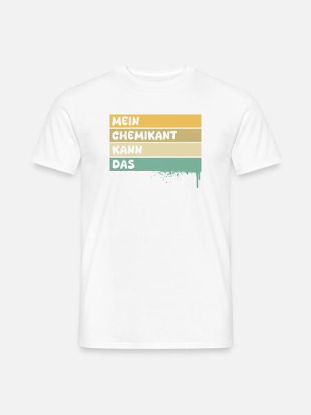 Handwerker Chemikant - Männer T-Shirt - Weiß