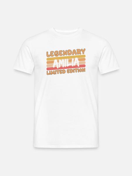 Legendary Amilia - Männer T-Shirt - Weiß