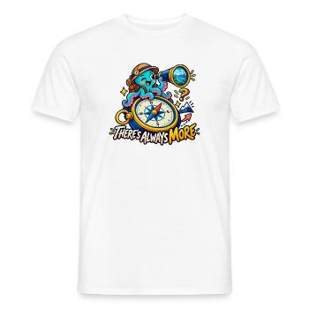 Es gibt immer mehr - Männer T-Shirt - Weiß - Vorne - AI Model Male 178 dark (178cm)