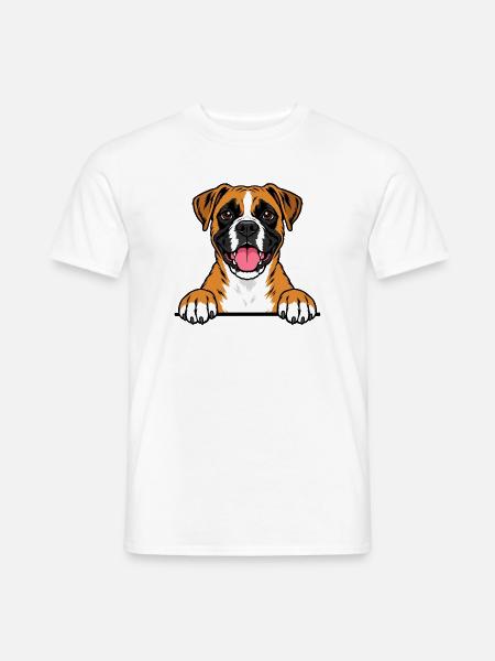 Boxer - Männer T-Shirt - Weiß