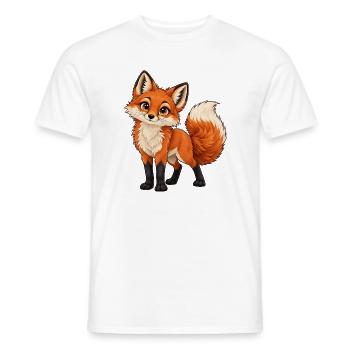 Frecher Rotfuchs - Männer T-Shirt - Weiß - Vorne - AI Model Male 178 dark (178cm)