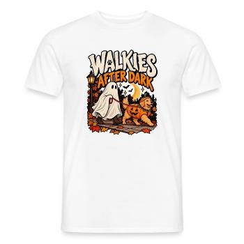 Walkies After Dark - Männer T-Shirt - Weiß - Vorne - AI Model Male 178 dark (178cm)