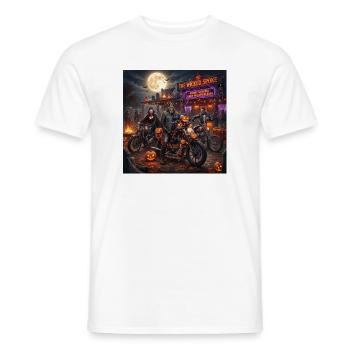 The Wicked Spoke Halloween Biker Night - Männer T-Shirt - Weiß - Vorne - AI Model Male 178 dark (178cm)