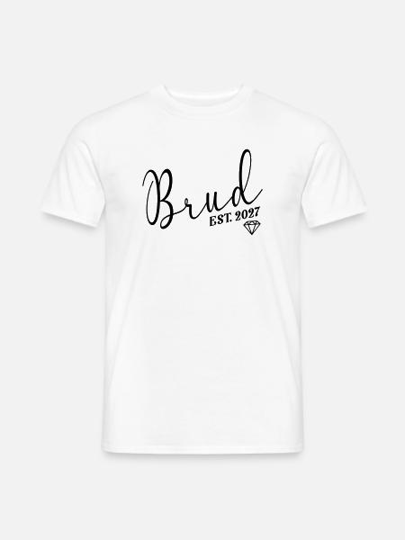 Schwedische Braut 2027 - Männer T-Shirt - Weiß