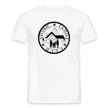 Atomic Family Club - Männer T-Shirt - Weiß - Vorne - AI Model Male 178 dark (178cm)